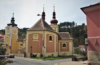 Radnice a kostel sv. Bartoloměje