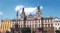 Pardubice - radnice s mariánským sloupem