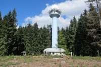Dominantní meteoradar, který se nachází poblíž nejvyššího bodu Drahanské vrchoviny