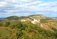 Pavlovské vrchy - pohled na hlavní hřeben - podzim 2011
