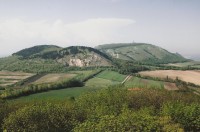 Pavlovské vrchy - pohled na hlavní hřeben - léto 2009