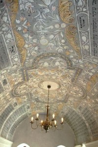 Boskovice - synagoga  - malovaný strop