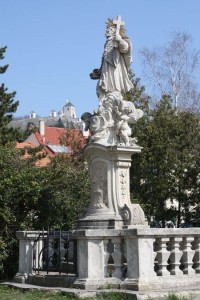 Mikulov - socha sv. Jana Nepomuckého