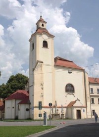 Moravský Krumlov - kostel sv. Bartoloměje a klášter
