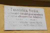 Pamětní deska Františku Sušilovi