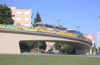 Brno-Pisárky - tramvajový most