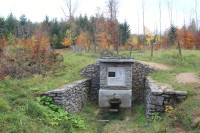 Klostermannova studánka je jednou z upravených studánek v Moravském krasu