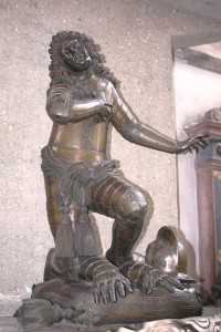 Hrobka Ludvíka Raduita de Souches - detail památníku