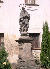 Ledeč nad Sázavou - socha sv. Jana Nepomuckého