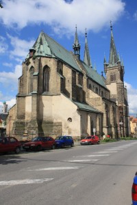 Pohled na kostel z východní strany