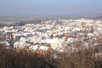 Pohled na centrální část městské čtvrti Soběšice