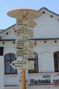 Turistické rozcestí Maršovská rychta