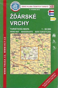 Turistická mapa 1:50 000 č.48 Žďárské vrchy
