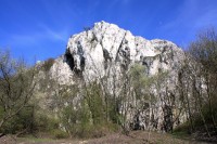 Celkový pohled na skalní masív Martinky