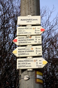 Turistické rozcestí Rakovec, BUS