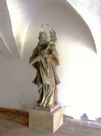 Březová nad Svitavou - socha sv. Jana Nepomuckého