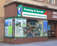 Brno - specializovaná prodejna map na Kobližné ulici