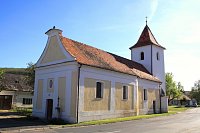 Milovice u Mikulova - kostel sv. Osvalda