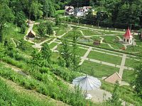 Vrchnostenská okrasná zahrada na jaře 2021