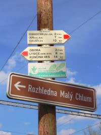 Turistické rozcestí Doubravice nad Svitavou