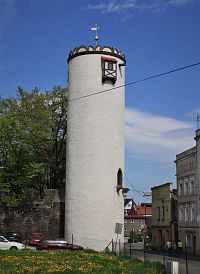Jedna z hradebních věží