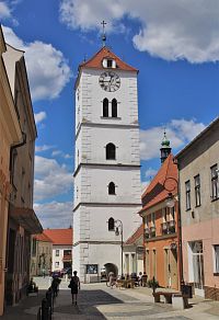 Vyhlídková Bílá věž v Kostelní ulici