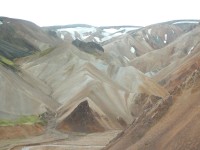 Fjallabaksleið - dosti bizardní krajina vytvořená vulkanicky a ledovcem