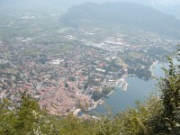 pohled od Santa Barbara na Riva del Garda