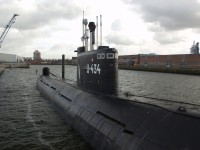zachovaná válečná ponorka 