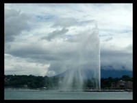 Vodotrysk Jet d´Eau Ženeva