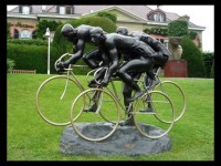 Cyklisté v Lausanne