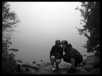 Prášilské jezero.... v mlze...=)