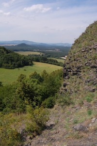 Pohled z Lysé skály na Českolipsko