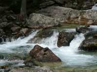 vodopády studeného potoka.