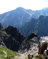  pohled z Lomnického sedla 