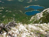Crno jezero.foto za jasnejši oblohy,na vrcholu.