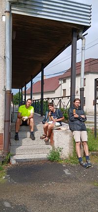 Cyklisté 50 km na svačině v Mečíchově foto foto Mirka Zelenková