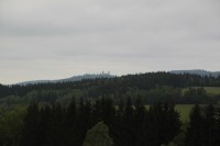 Pohled z Vogelsangu na Hrad Kašperk