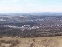 Pohled na Židlochovice a Hrušovany