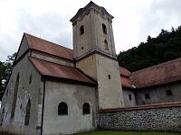 Národní park Pieniny - Červený kláštor s dominantním kostelem sv. Antonína Poustevníka