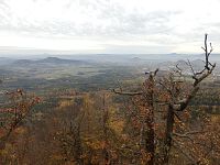 panoramatický výhled z hory Klíč
