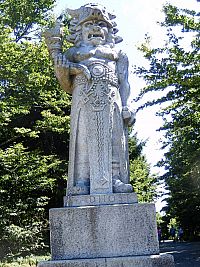 socha pohanského boha Radegasta na Radhošti