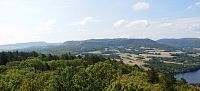 panoramatický pohled z rozhledny na Svatém vrchu