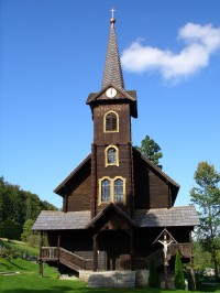 Belianské Tatry - Tatranská Javorina (římskokatolický kostel sv. Anny)