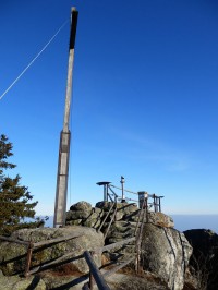 vrcholová vyhlídka na Hochsteinu