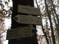 Rozcestník Hanušov