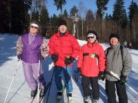 lyžaři vyrazili na Kopec