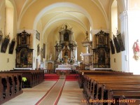 Interier sv. Bartoloměje