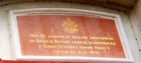 Deska na paměť sv. Zdislavy