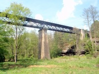 Zahrádky - Železniční viadukt